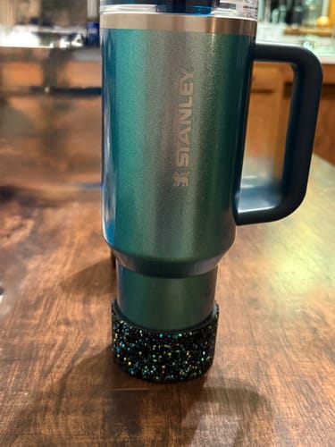 Customer photo review of Midnight Glitz Druzy Tumbler Boot