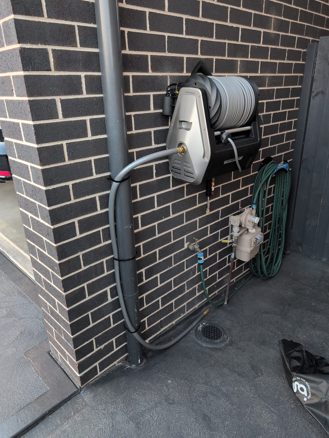 Customer photo review of Grandfalls Retractable Pressure Washer Plus