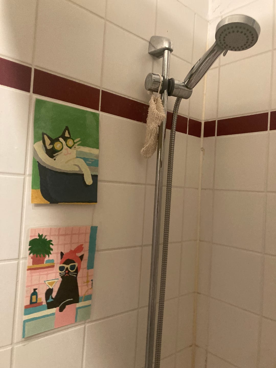 Customer photo review of 6 Mini-Gemälde | Verrückte Katzen Set