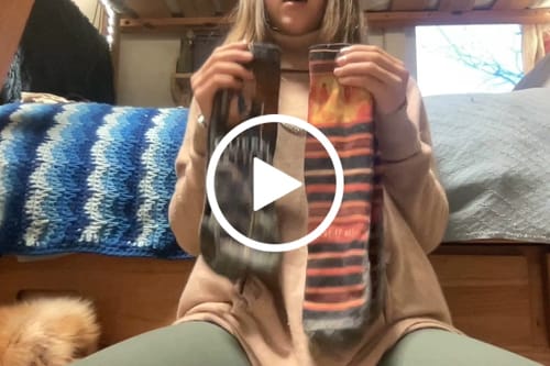 Customer video review of The Josephs - Bible Verse Crew Socks