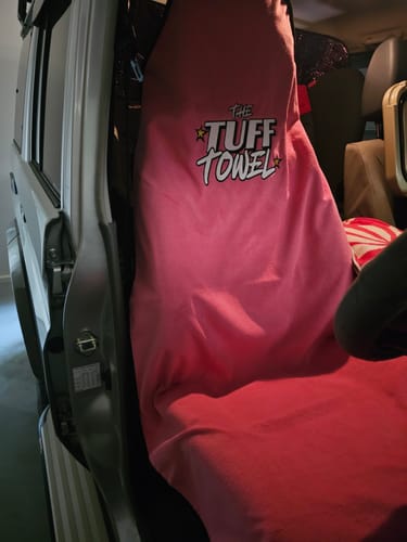 Customer photo review of Waterproof Car Towel Seat Cover