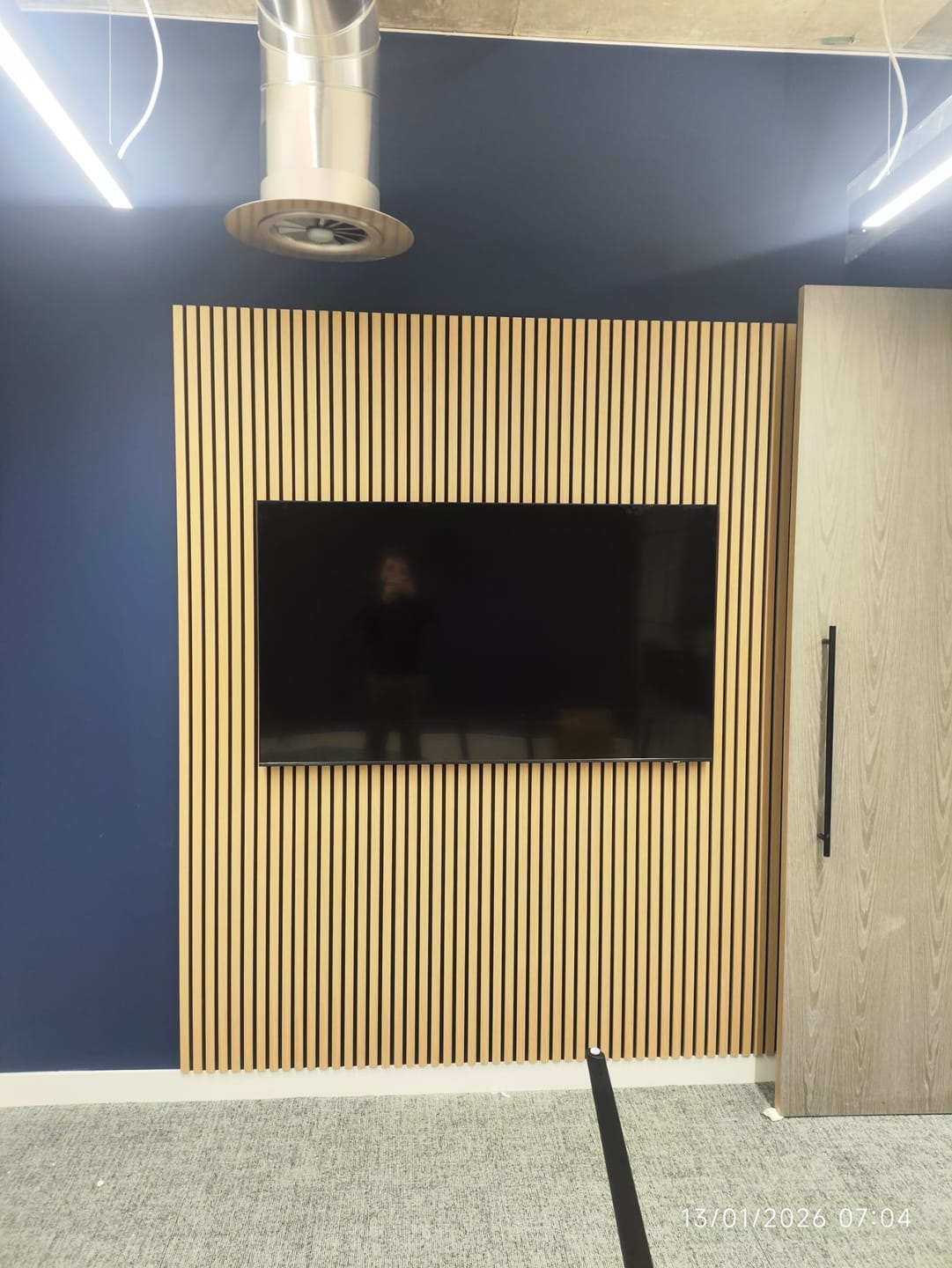 Customer photo review of Wooden Wall Panel | Natural Oak | Premium 3-sided Wood Veneer