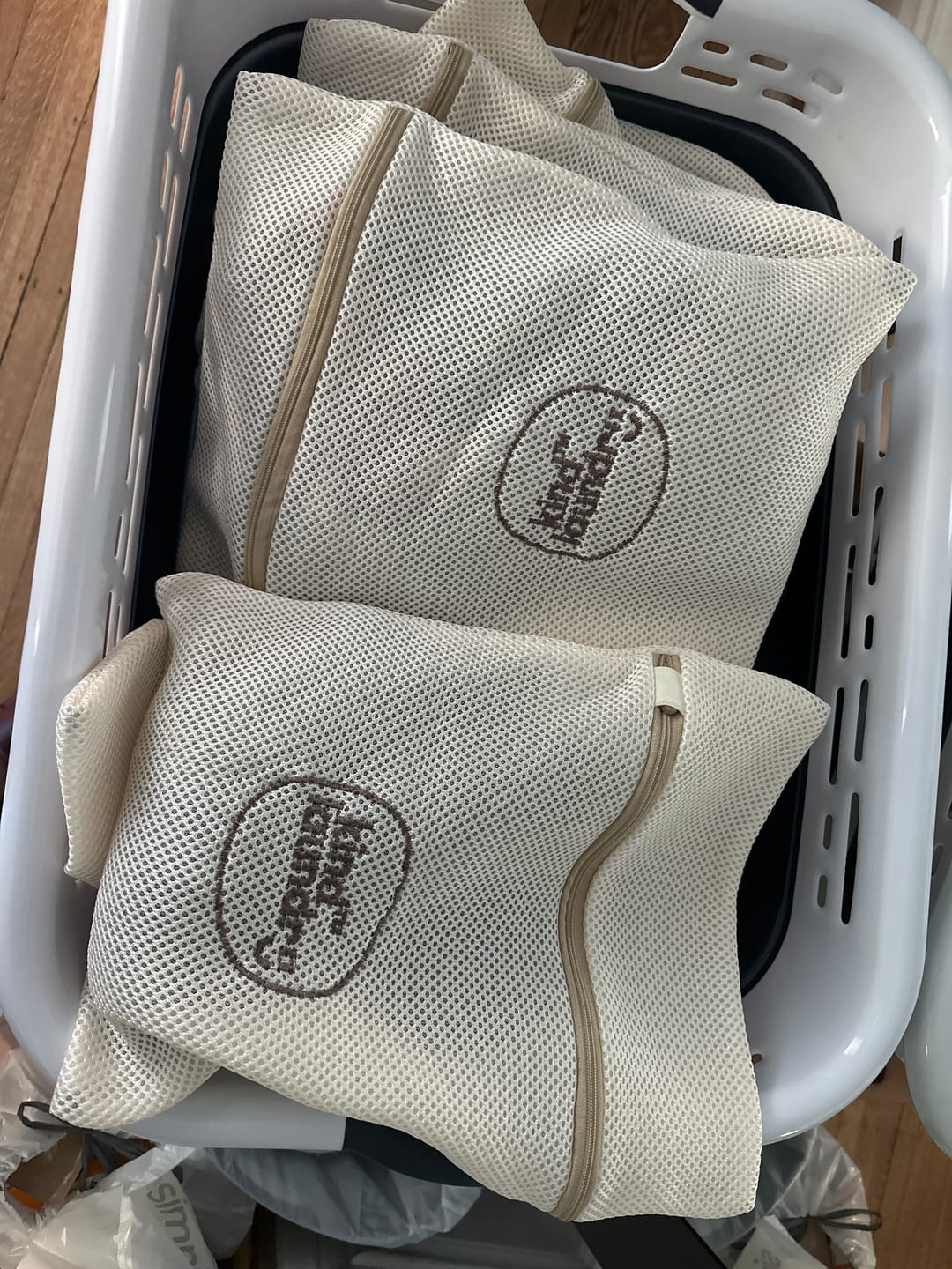 Customer photo review of Premium Washable Mesh Laundry Bag