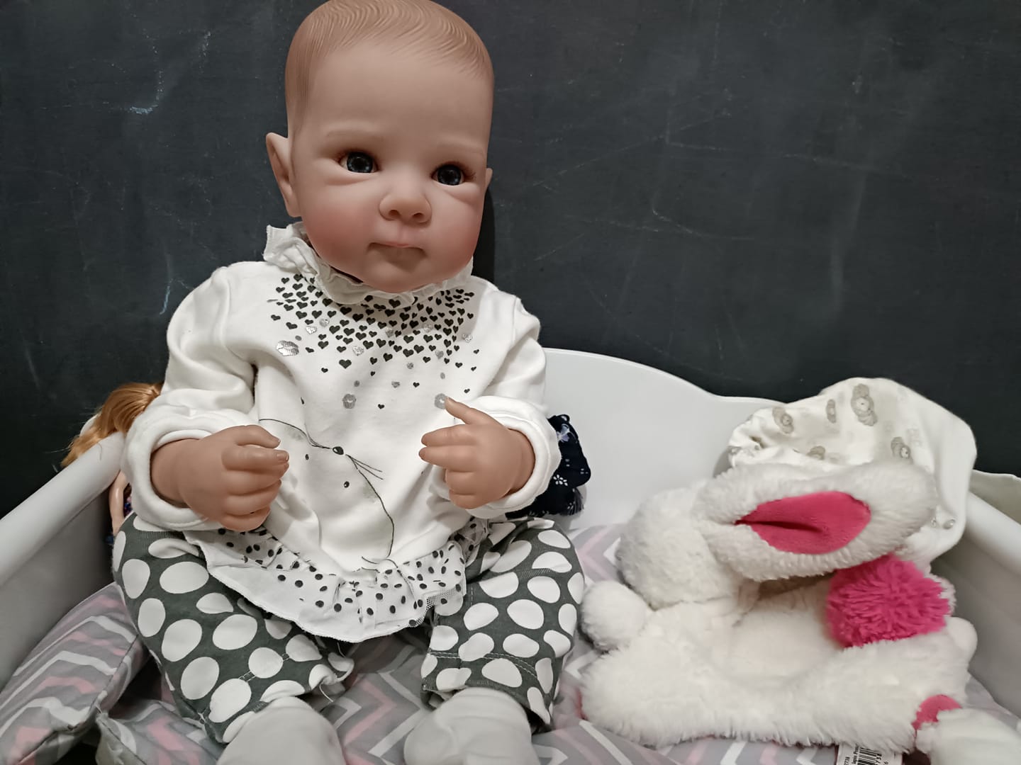 Customer photo review of Bambola reborn full silicone vinile altamente realistica - BETTIE