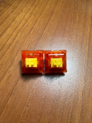 Customer photo review of Keygeek - Y2 Linear Switches