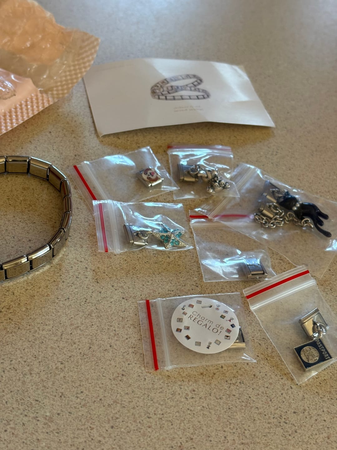 Customer photo review of Charm Colgante Estrella de mar