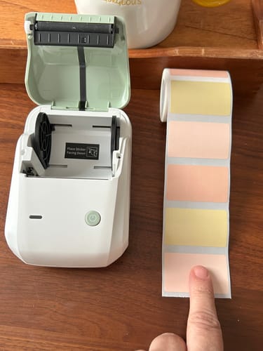 Customer photo review of Seasonal Label for B21, B1, B3S