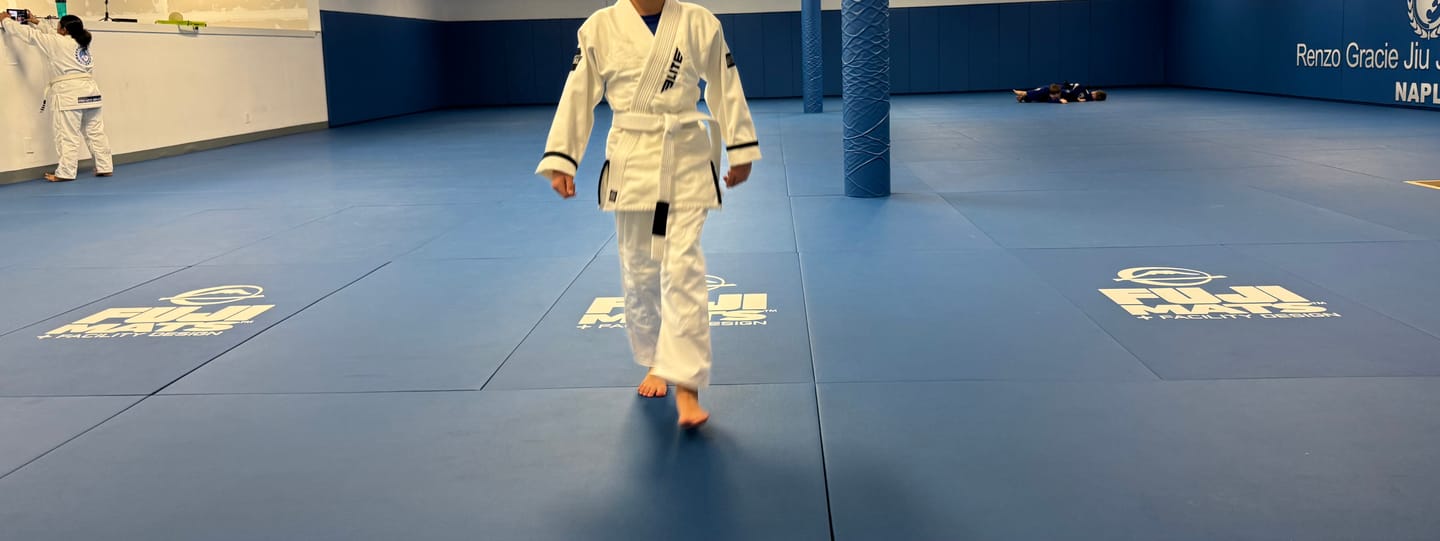 Customer photo review of Core White Brazilian Jiu Jitsu Kids BJJ Gi