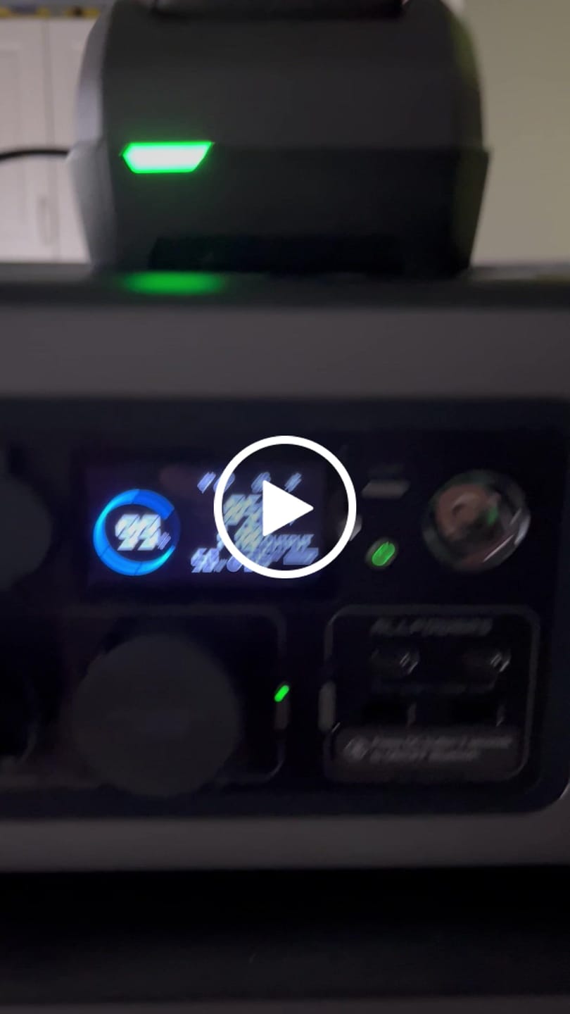 Customer video review of ALLPOWERS R1500 LITE Station électrique portable 1600W 1056Wh
