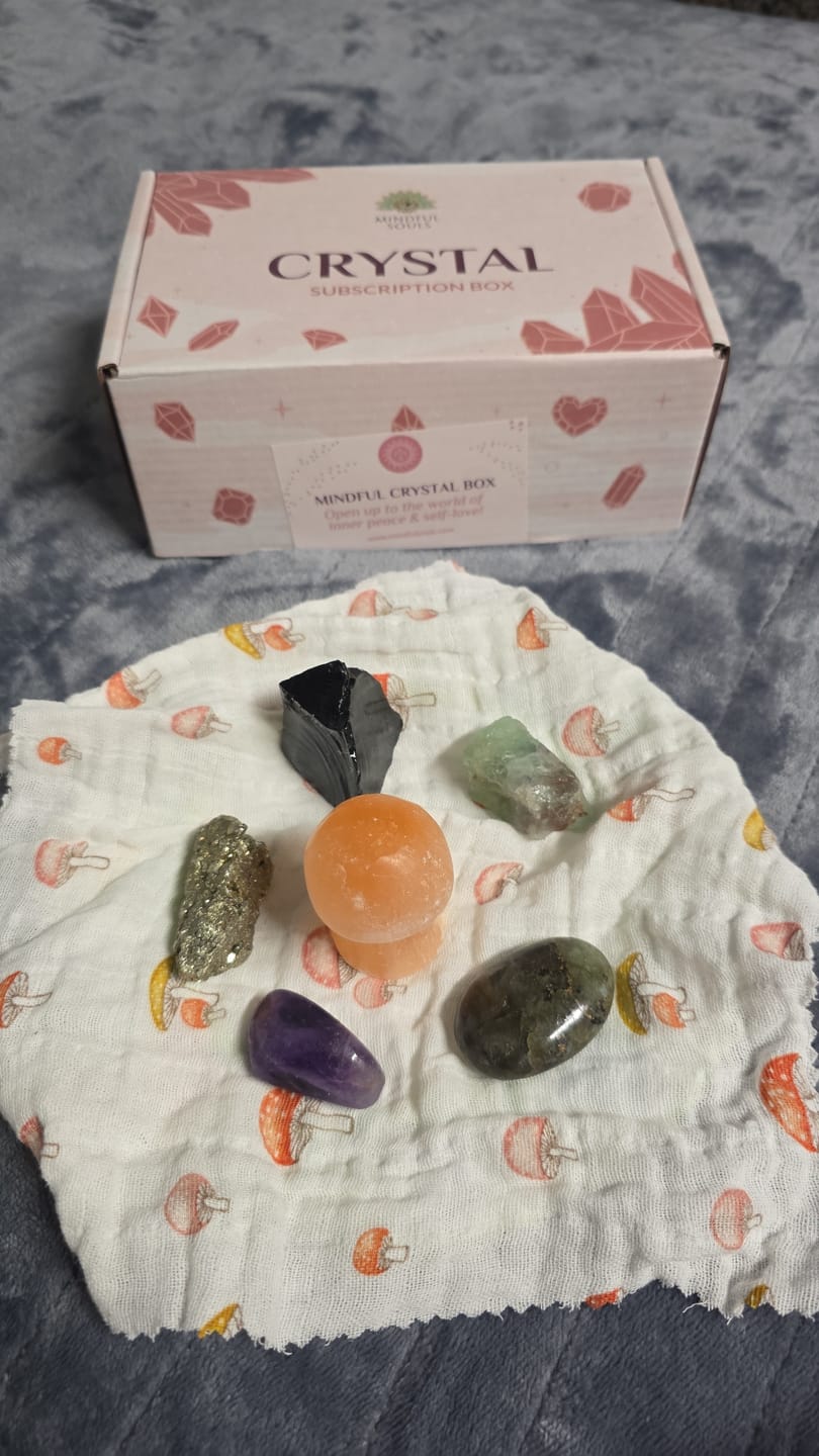 Customer photo review of Crystal Subscription Box