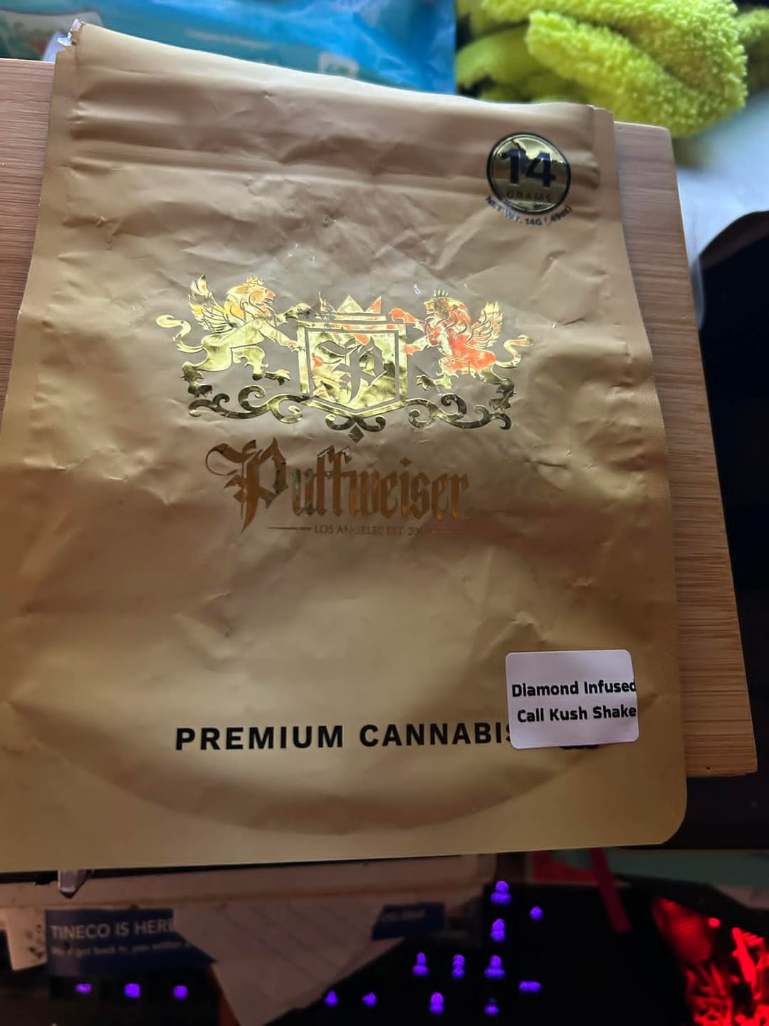 Customer photo review of 💎Cali Kush - Diamond Infused Shake