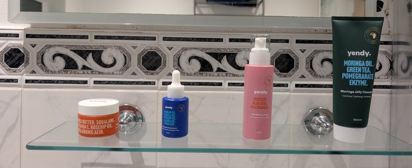 Customer photo review of 4-Step Radiant Skin Kit
