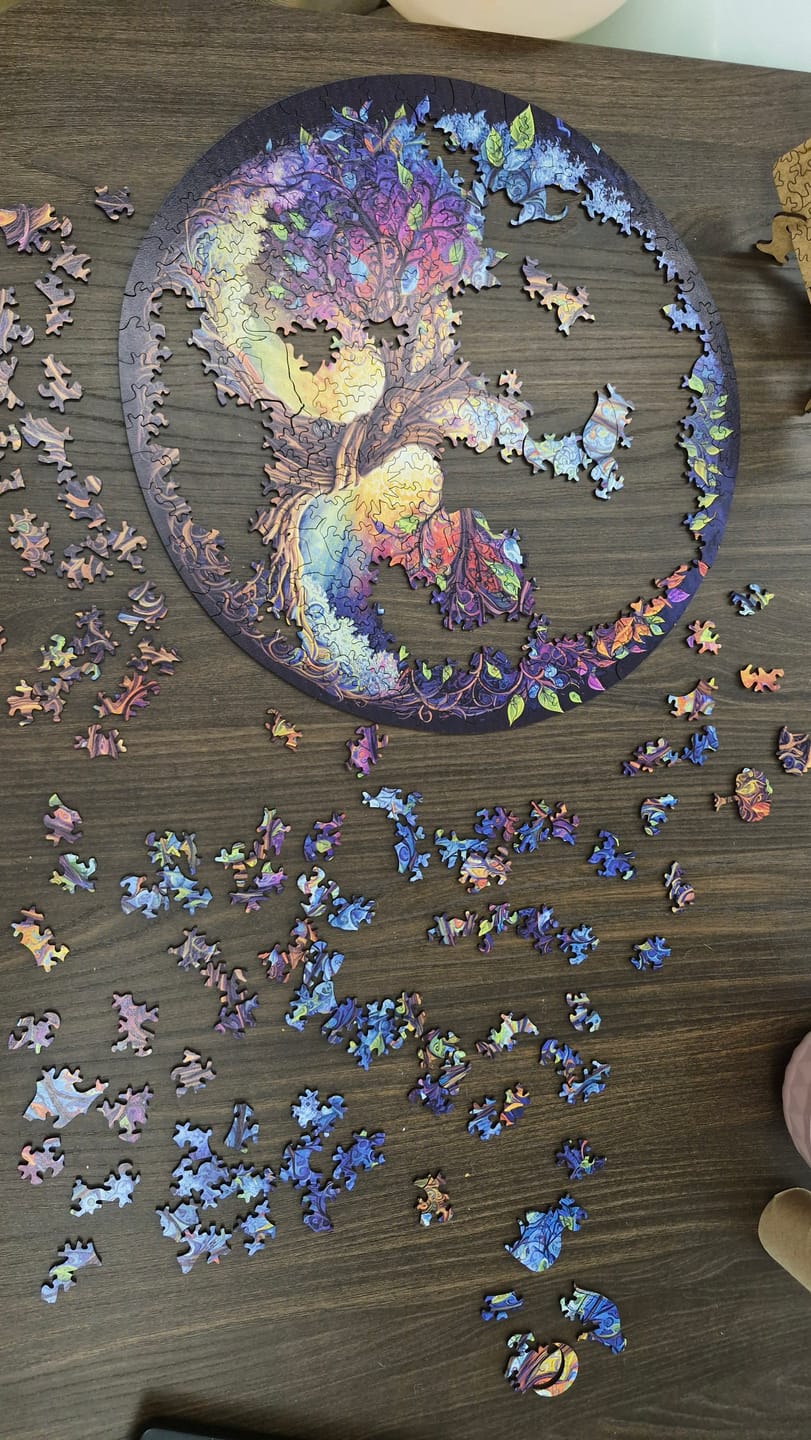 Customer photo review of Kristal Kuğu  - Ahşap Puzzle