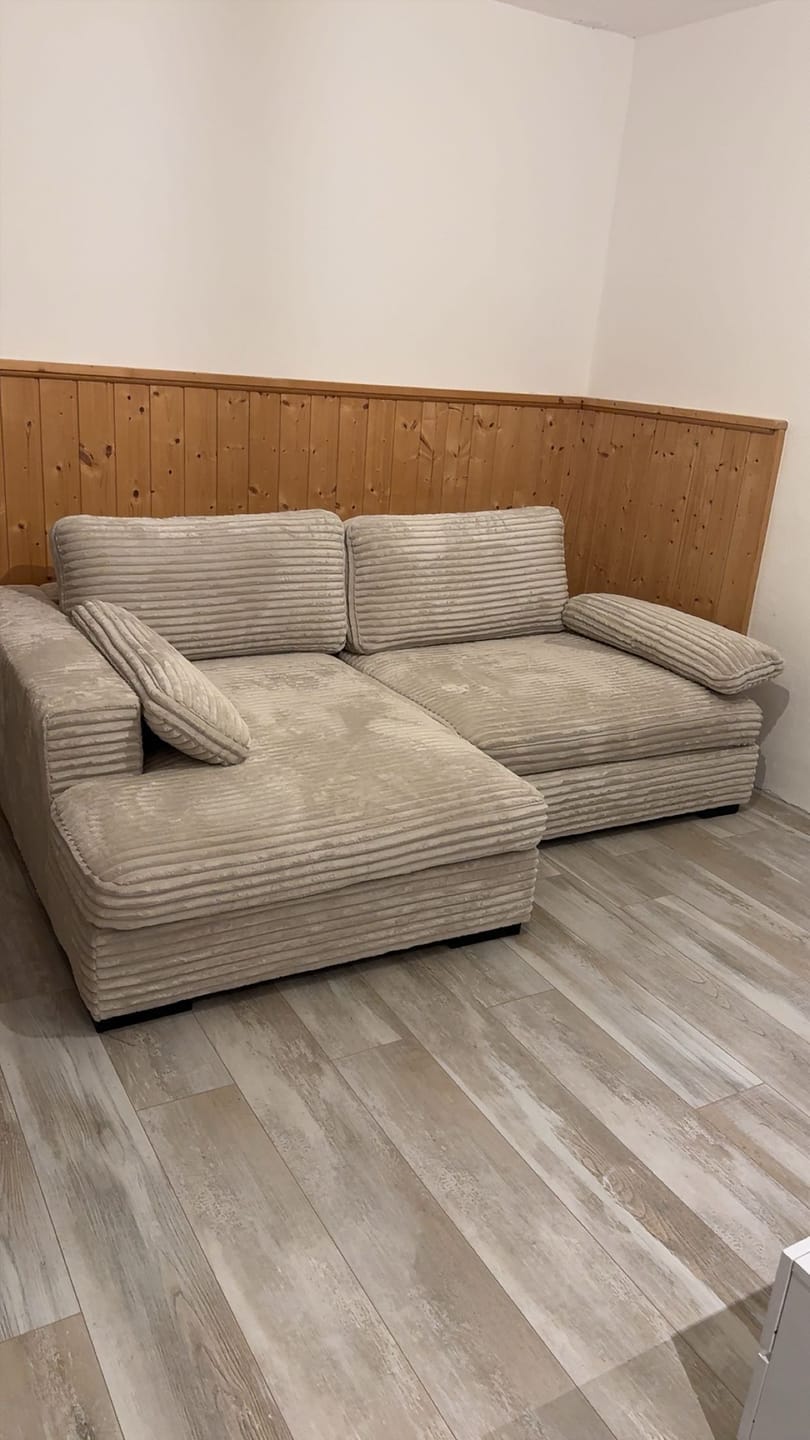 Customer photo review of Canapé d'angle convertible grande méridienne MONTPARNASSE