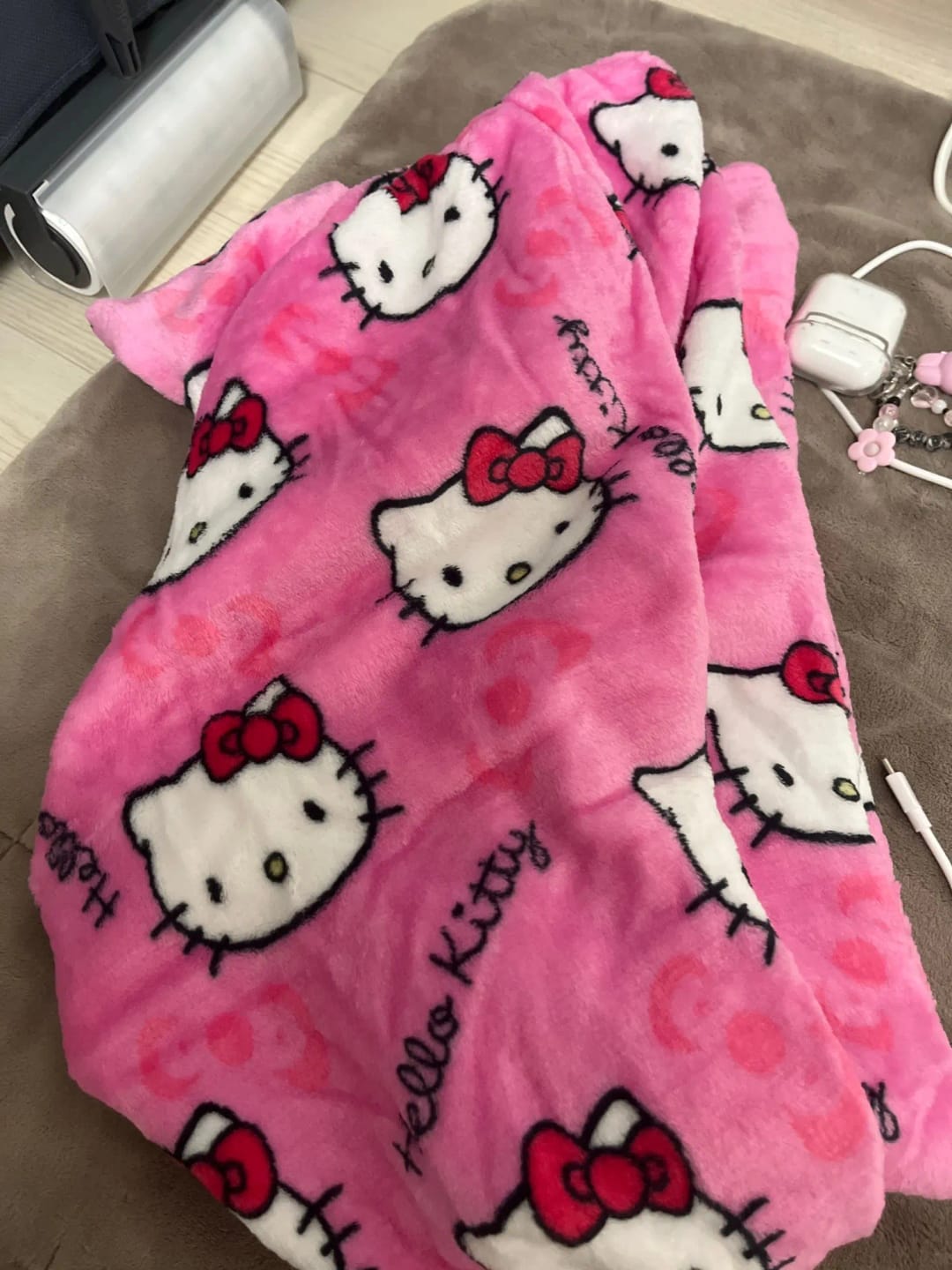 Customer photo review of Pink Hello Kitty Pajama Pants Couples