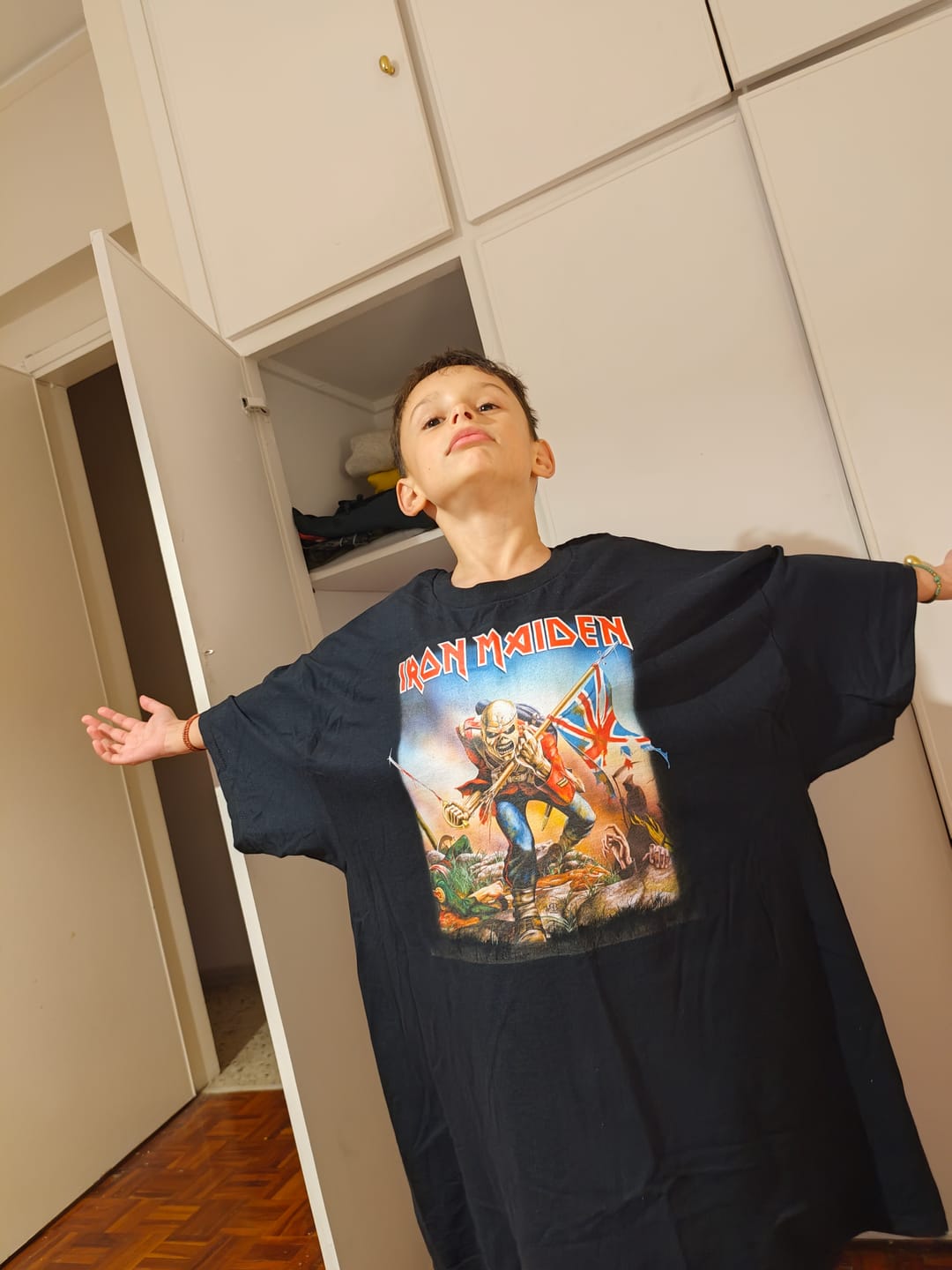 Customer photo review of Iron Maiden - Flag T-Shirt