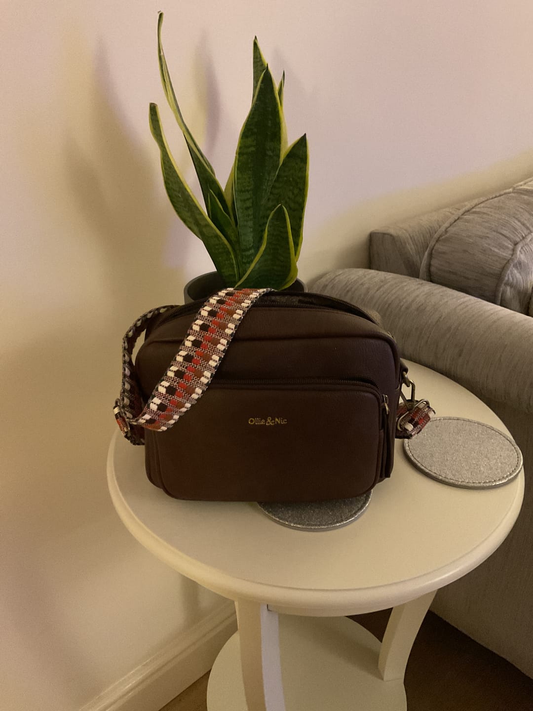 Customer photo review of Doyle Crossbody - Chocolate