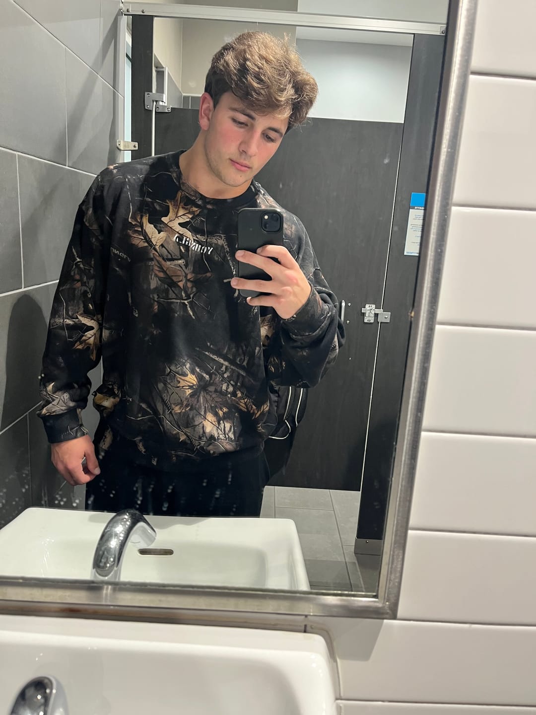 Customer photo review of 5206 - Tree Camo Collection - Crewnecks
