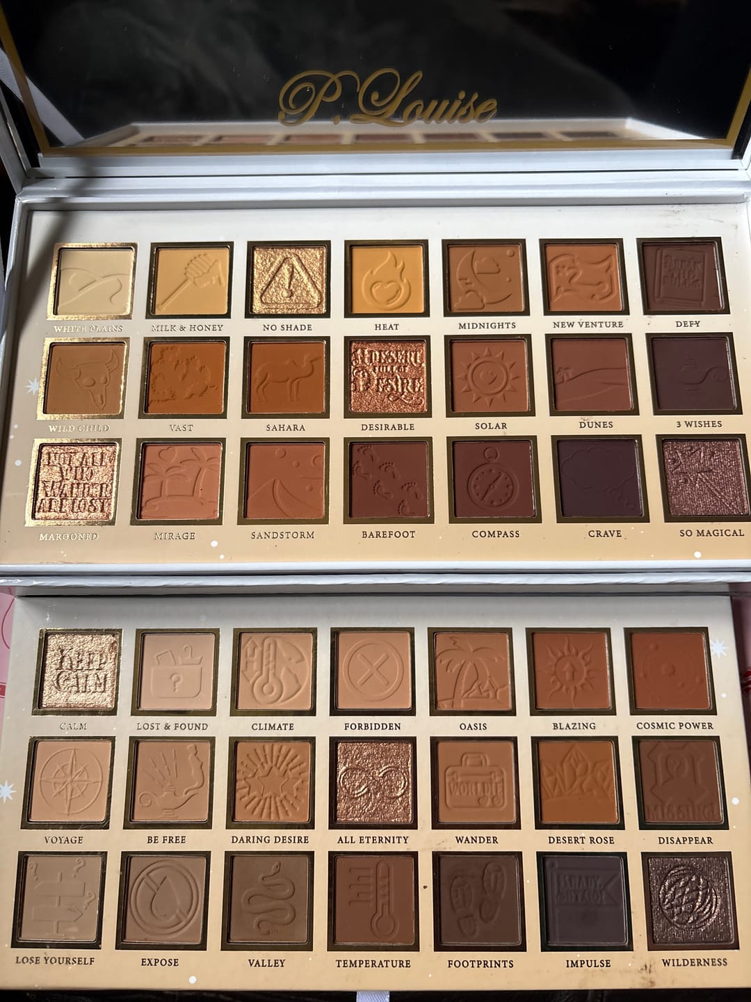 Customer photo review of P.Louise A Desert Full Of Desire Palette