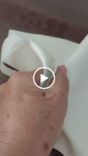 Customer video review of TECIDO LINHO LOLITTA LISO DUBLADO COR JEANS