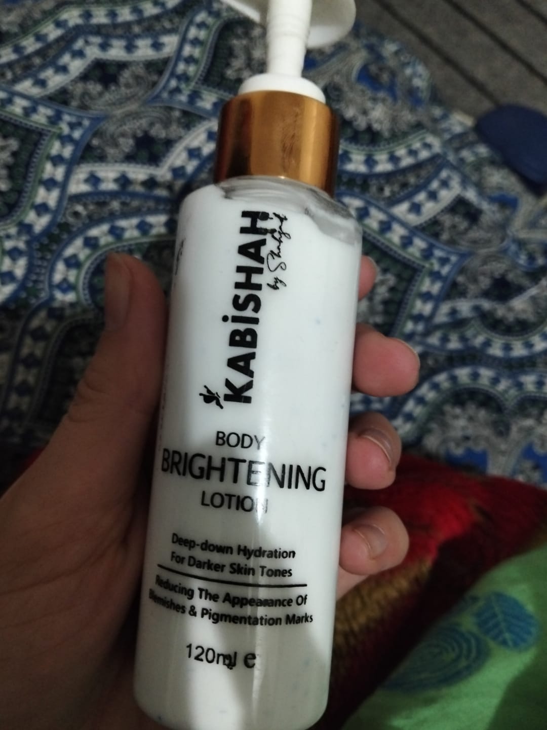 Customer photo review of Body Hydrating & Brightening Bundle