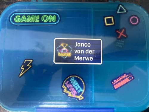 Customer photo review of Personalised Kids Sticker Sheets