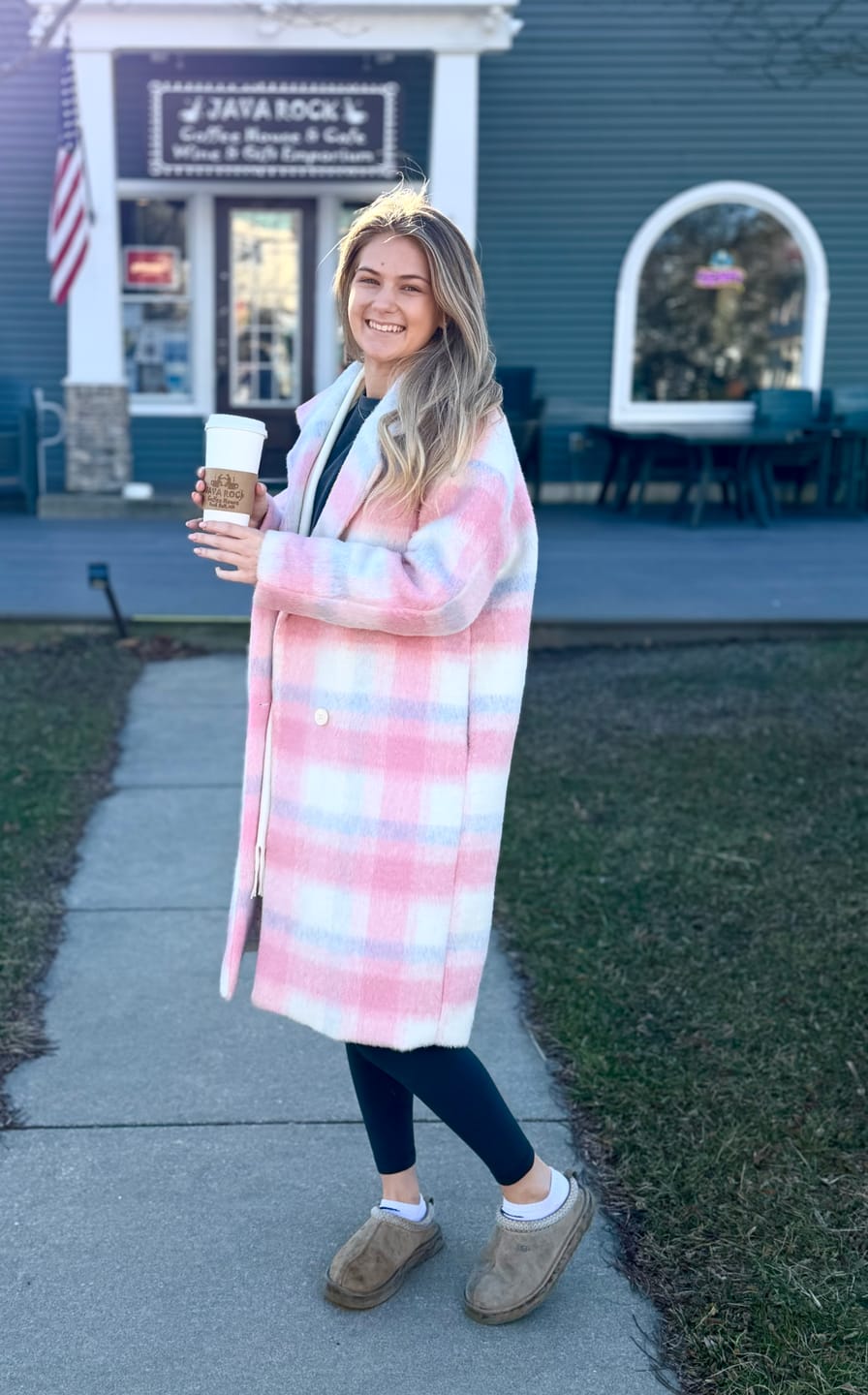 Customer photo review of Nordic Women's Oversized Trench Coat