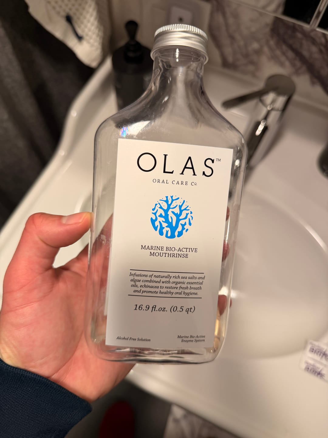 Customer photo review of OLAS Mouthrinse - 500 mL