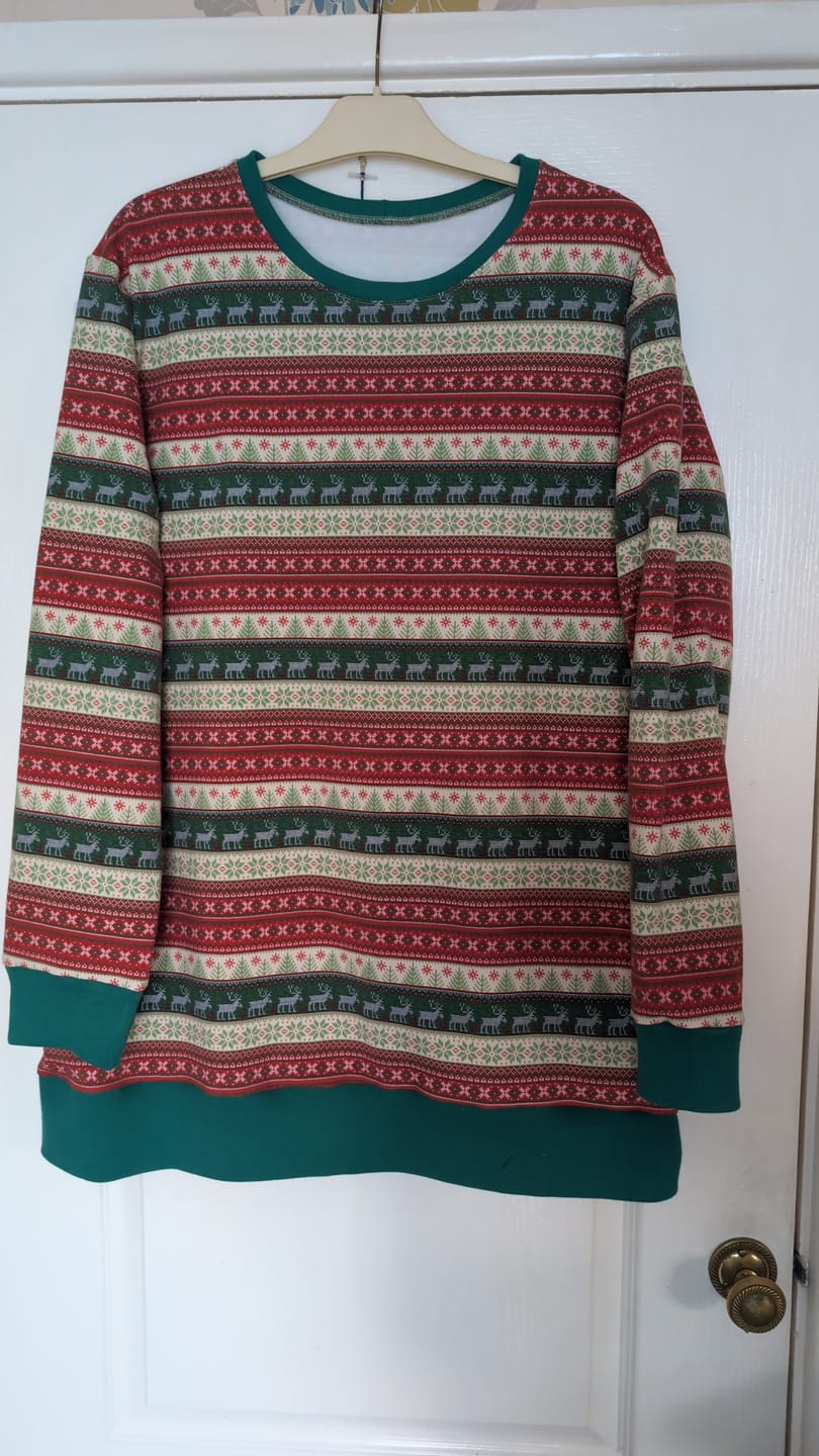 Customer photo review of Ribbed Tubular Cuffing Fabric