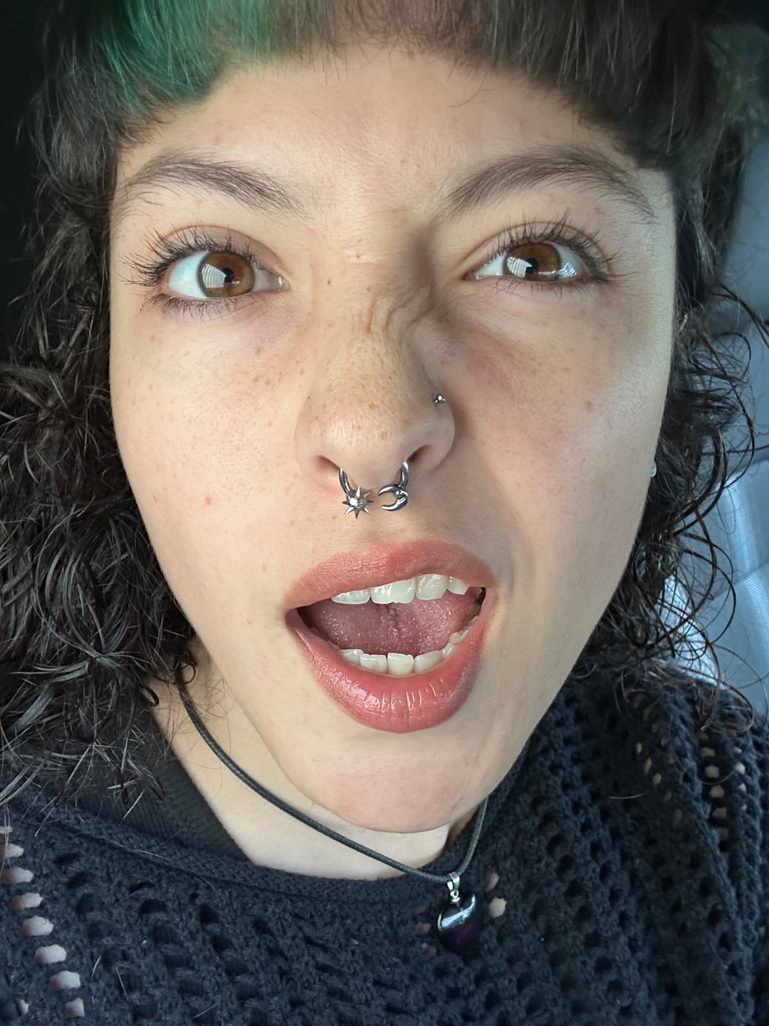 Customer photo review of SUNNY & LUNA REAL SEPTUM