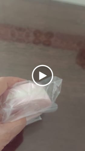 Customer video review of FITA LISTRAS 30MM COR ROSA BEBE/CREME 1 METRO