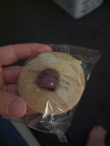 Customer photo review of Vanilla Cherry Delight Lactation Cookie