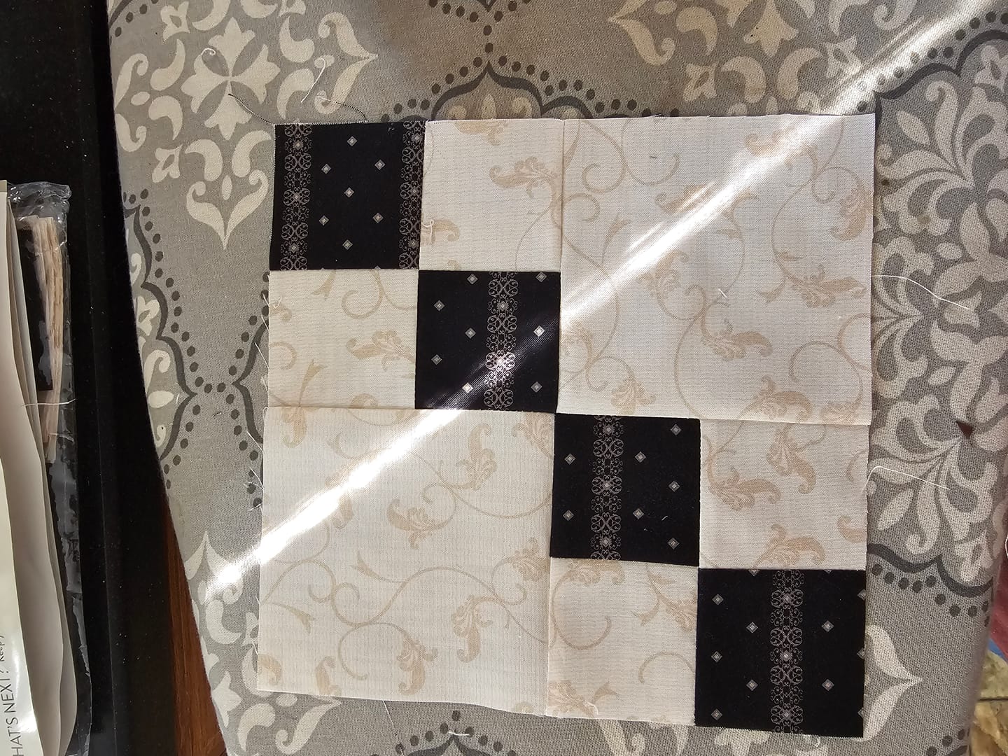 Customer photo review of Block Of The Month - Cotillion (109.5" x 109.5")