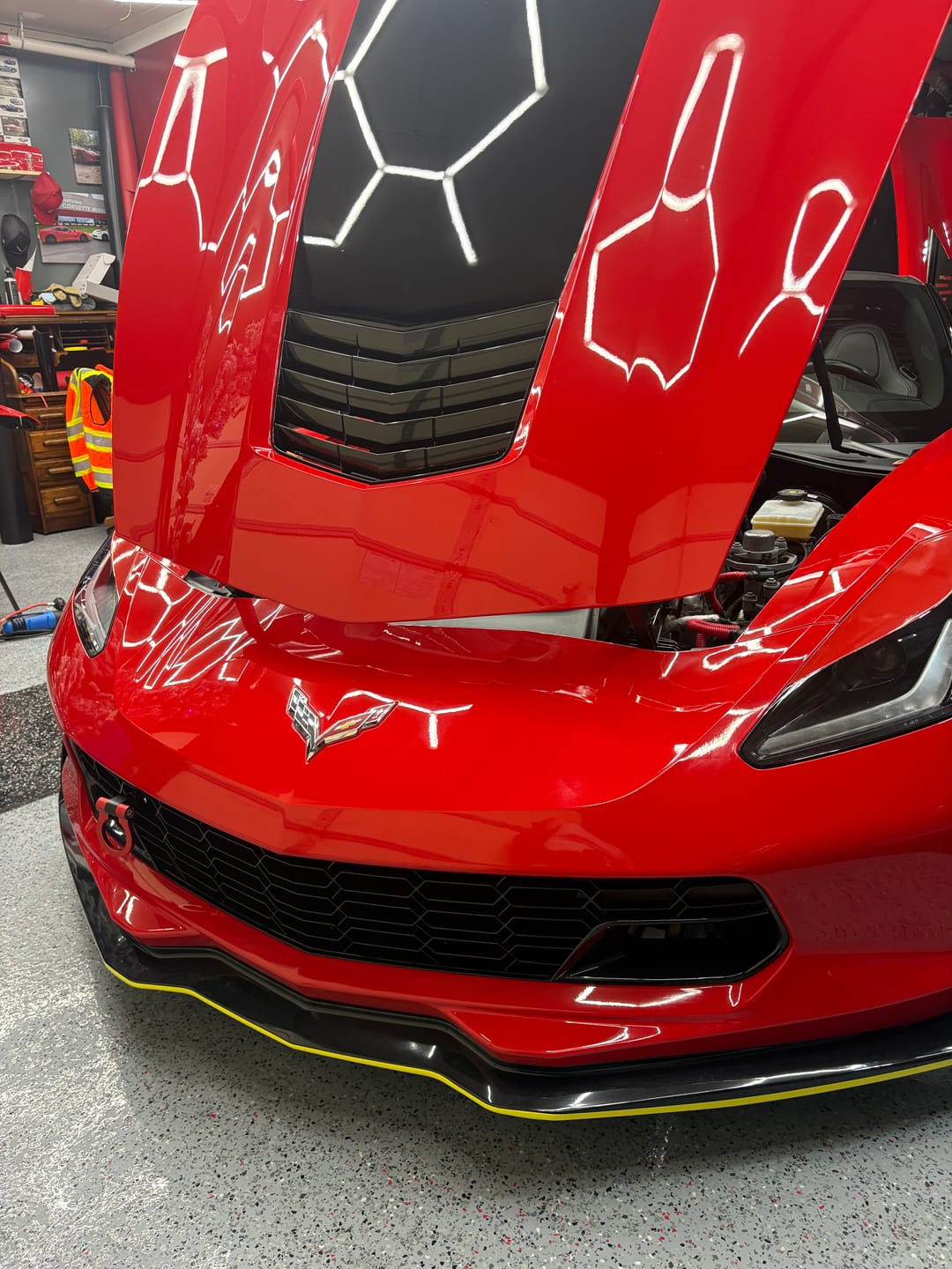 Customer photo review of Corvette C7 Front Bumper Grill