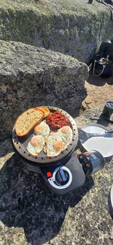 Customer photo review of COBB Grill Gas Combo