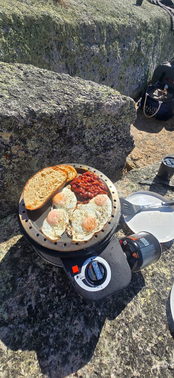Customer photo review of COBB Grill Gas Combo