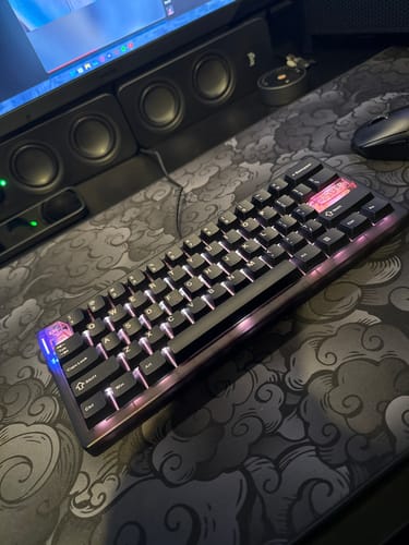 Customer photo review of Cloud Black | Mousepad