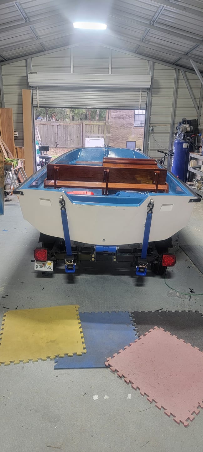 Customer photo review of Boston Whaler 3 Piece OEM Rub Rail **All Black** - Fits Classic 9' - 17'