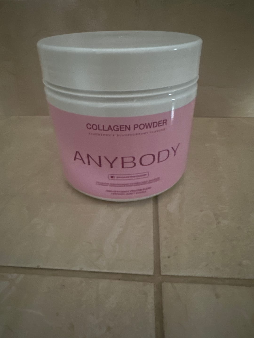 Customer photo review of Anybody Collagen Powder 265g