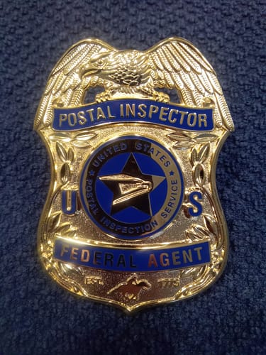Customer photo review of USPIS U.S. Postal Inspection Service Federal Agent Postal Inspector Badge