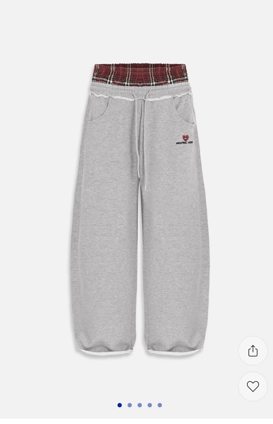 Customer photo review of Aelfric Eden Double Waist Baggy Sweatpants