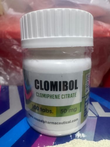 Reseña con foto de un cliente sobre Clomibol ( Clomifeno citrato ) 50MG