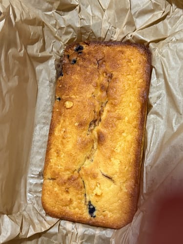 Customer photo review of No Sugar Added Low Carb Keto Pound Cake Loaf