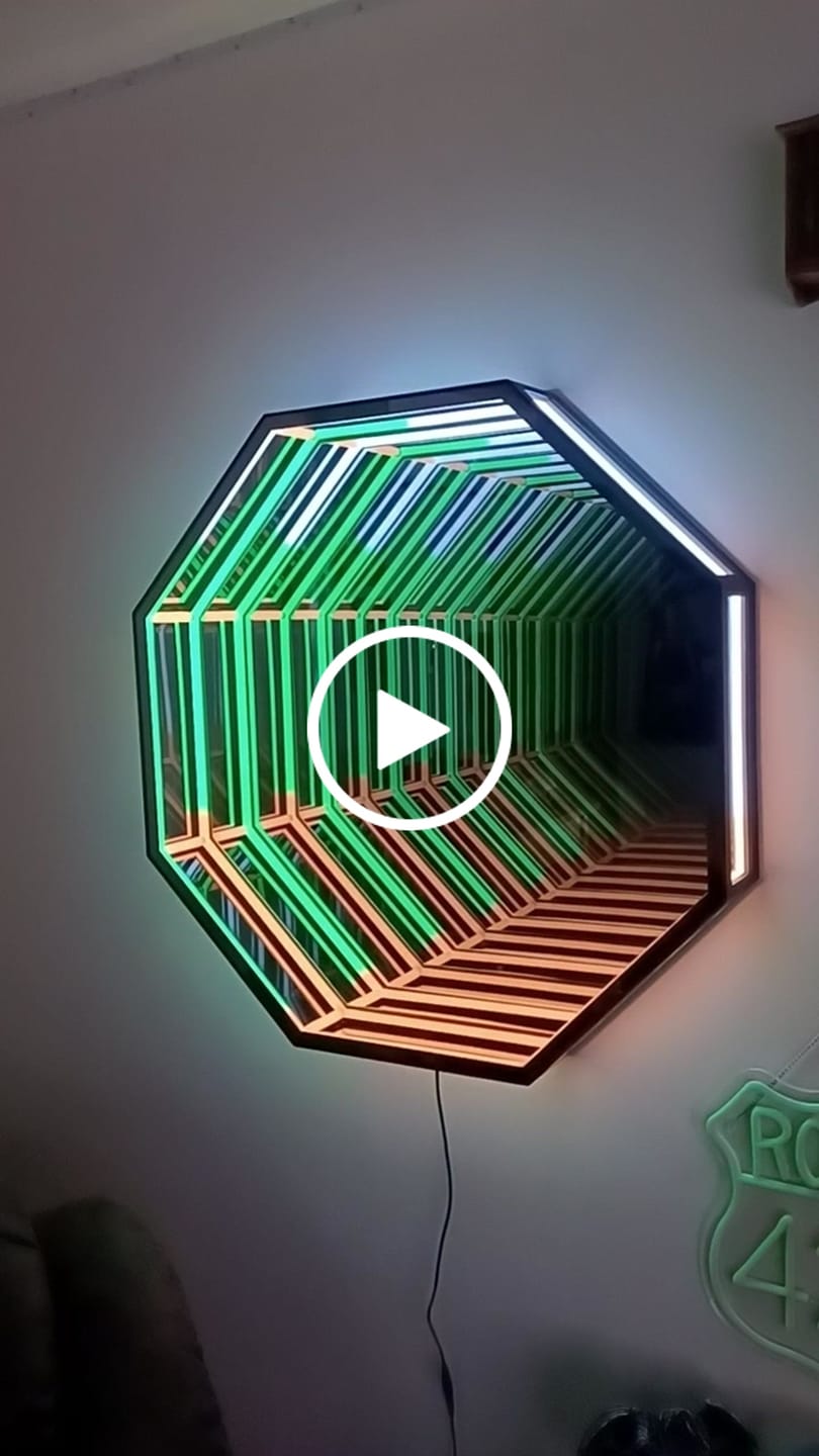 Customer video review of Octagon Infinity Mirror