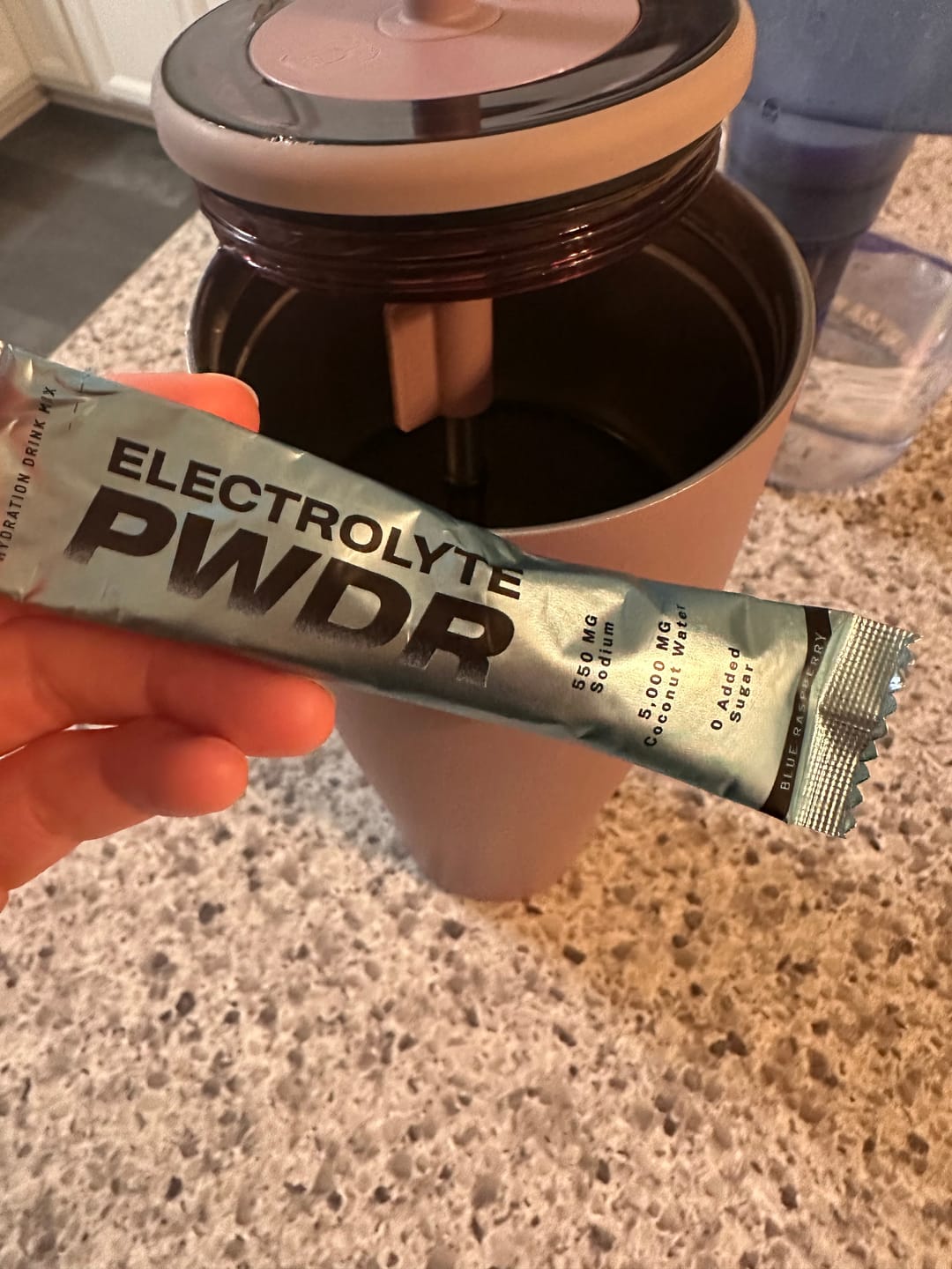 Customer photo review of ELECTROLYTE PWDR