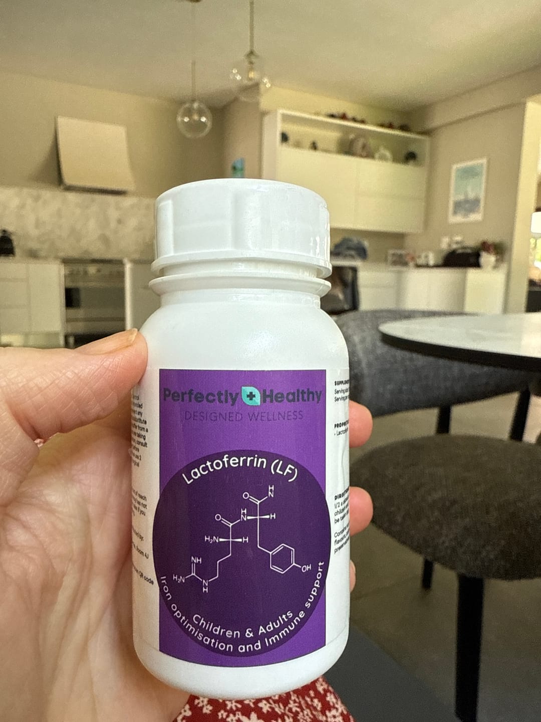 Customer photo review of Lactoferrin (Colostrum-Derived) – Iron Utilisation & Immune Support