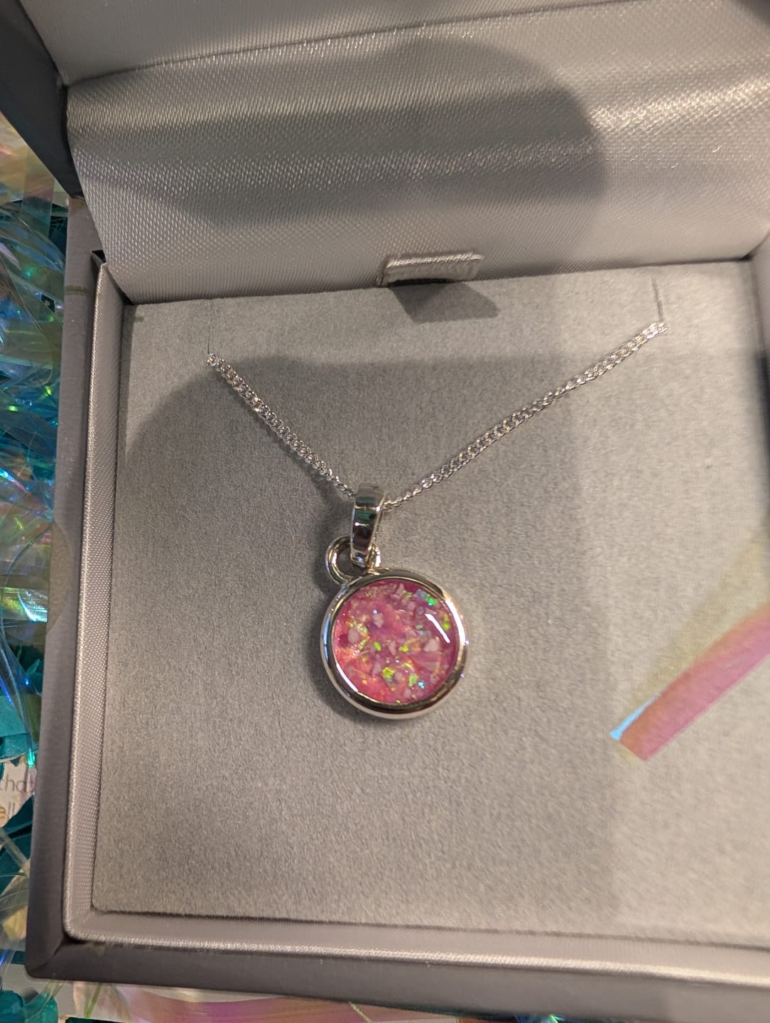 Customer photo review of Forever Circle Pendant