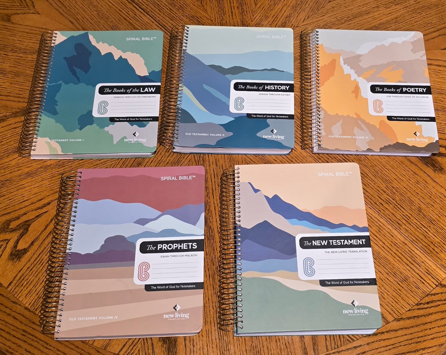 Customer photo review of Spiral Bible™ - NLT - Complete Bible - Bundle (Hardcover)