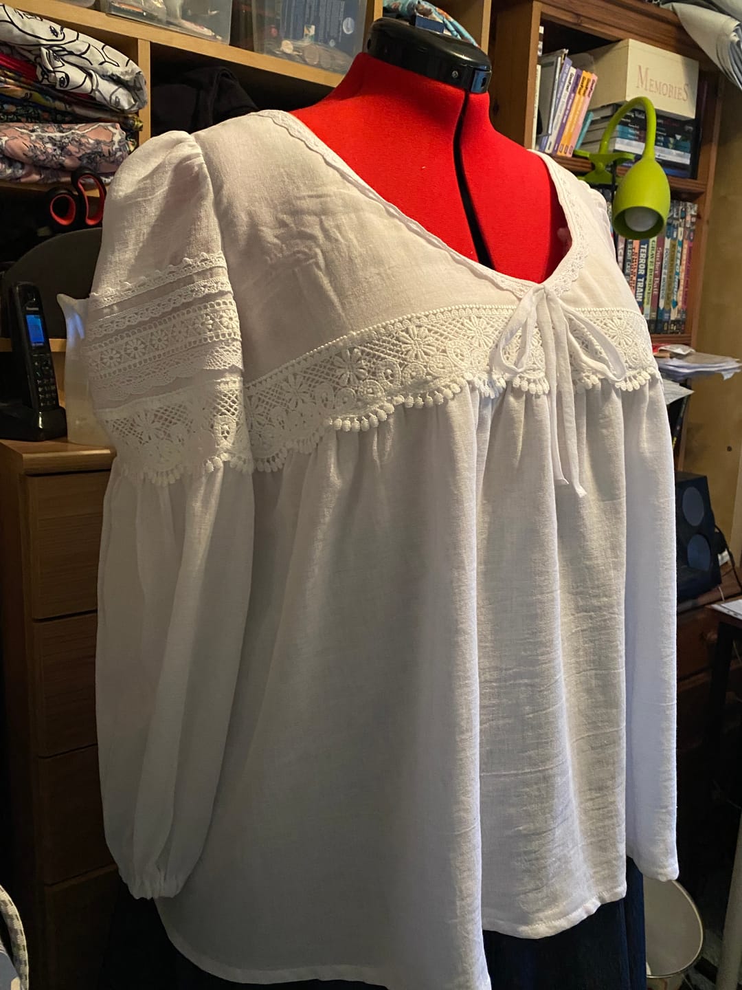 Customer photo review of Plain Muslin Fabric