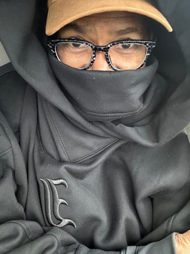 Customer photo review of HJK Exclusive Double Panel Hooded Jacket